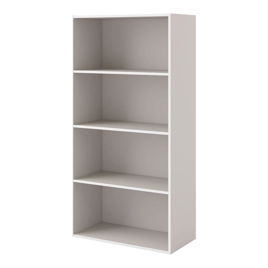Furniture of America Brooks Librero Apilable de Madera Gris de 4 Niveles