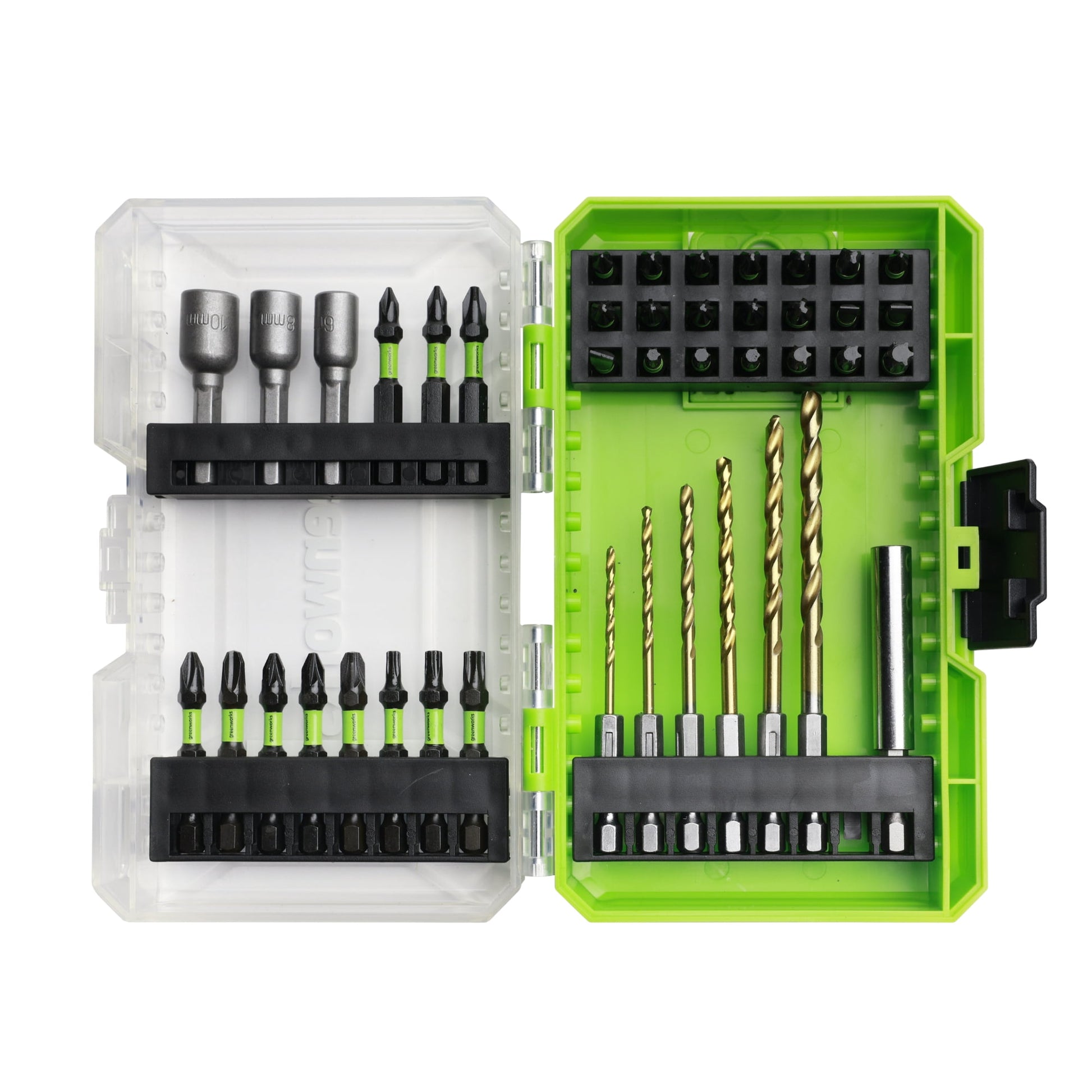 Greenworks 42-Piece Drill and Drive Bit Set, Impact Rated, PA50202A1