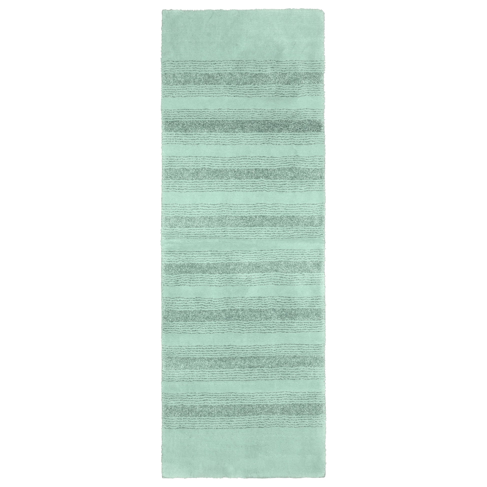 Garland Rug Essence Washable Nylon Sea Foam Bathroom Runner, 22" x 60"