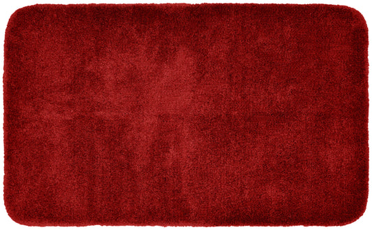 Garland Rug Finest Luxury Washable Nylon Chili Red Bath Rug, 30" x 50"