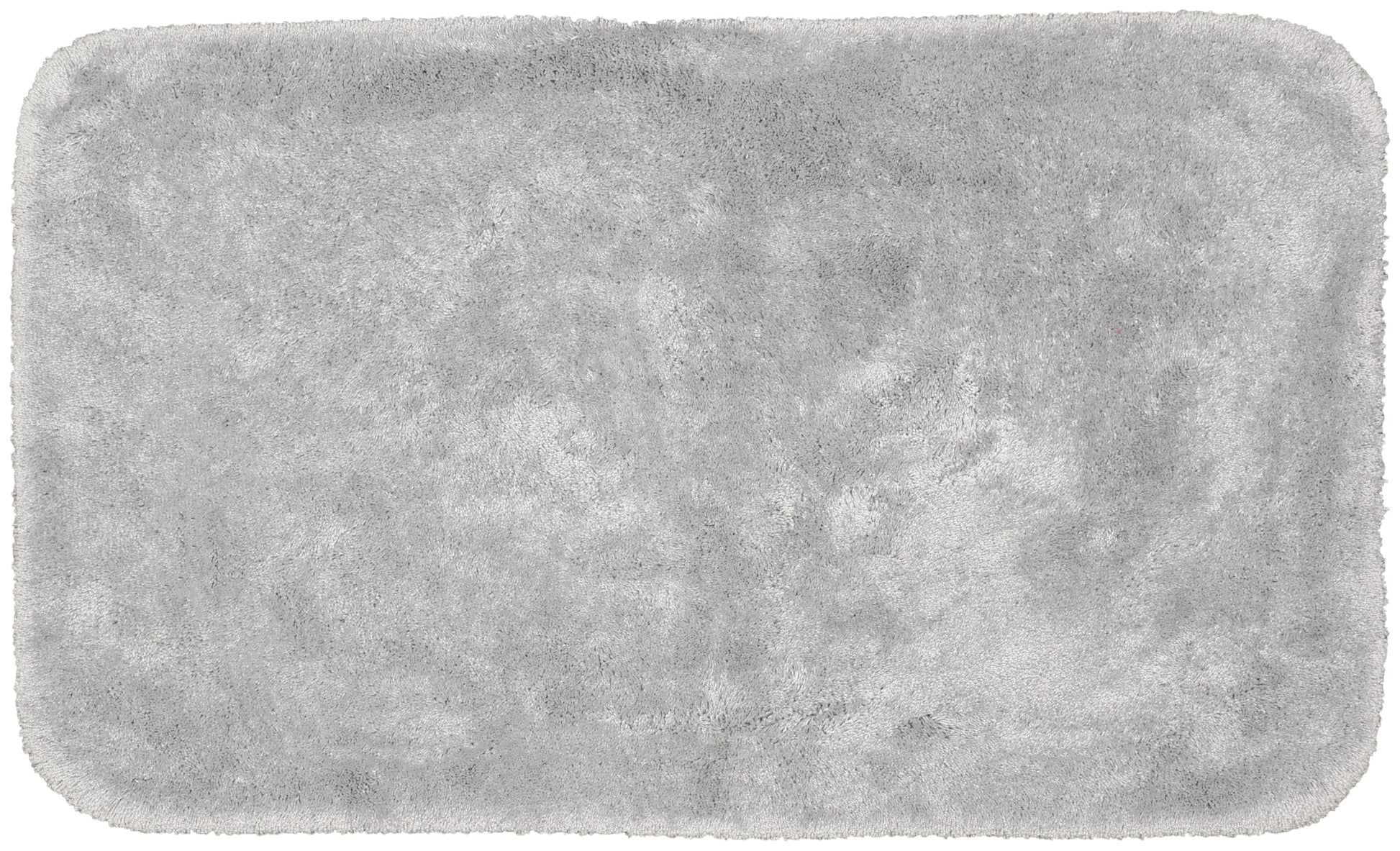 Garland Rug Finest Luxury Washable Nylon Platinum Gray Bath Rug, 30" x 50"
