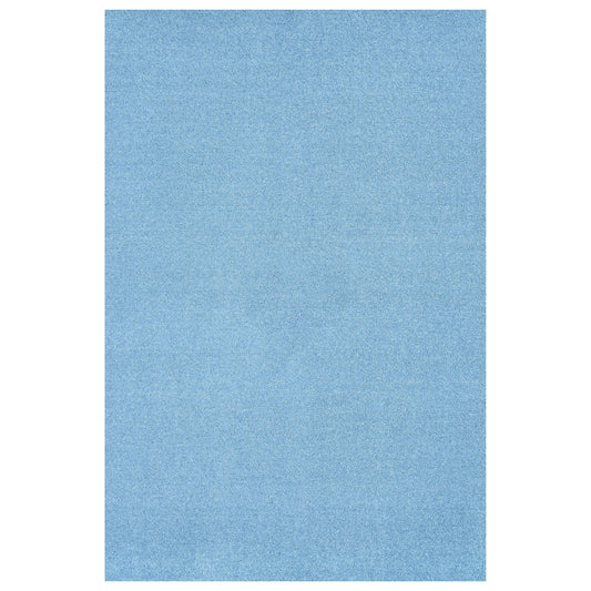 Garland Rug Gramercy Washable Polypropylene Basin Blue Bathroom Carpet, 4' x 6'