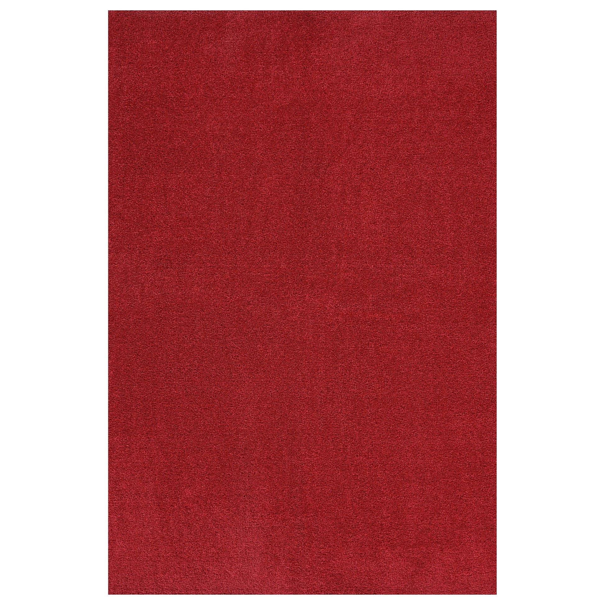 Garland Rug Gramercy Washable Polypropylene Classic Red Bathroom Carpet, 6' x 9'