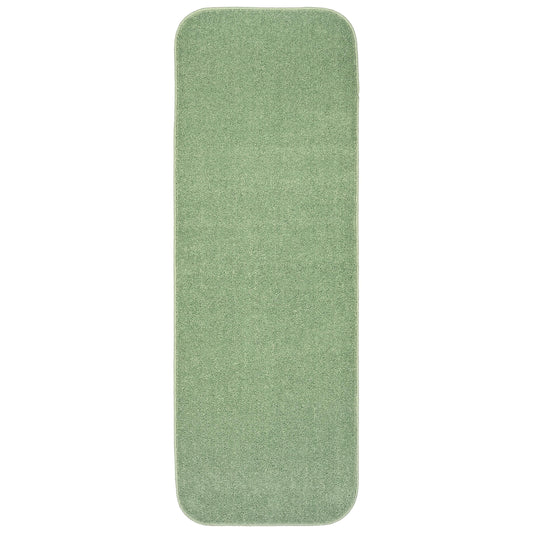 Garland Rug Gramercy Washable Polypropylene Deep Fern Bathroom Runner, 22â€ x 60â€