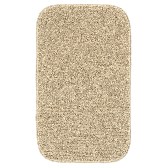 Garland Rug Sedona Washable Polypropylene Champagne Bath Rug, 21" x 34"