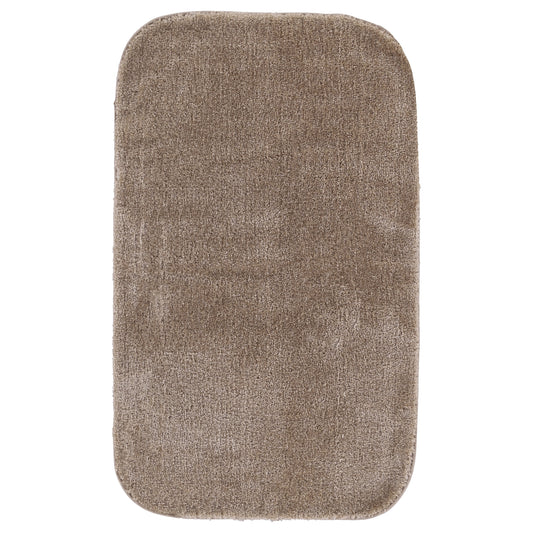 Garland Alfombra Tradicional Lavable de Nailon Color Topo para BaÃ±o, 24" x 40"