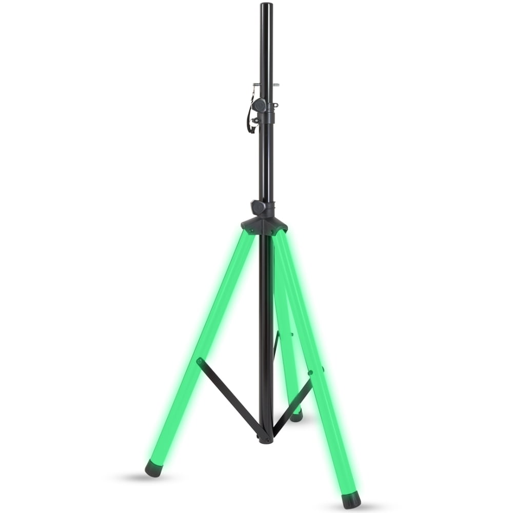 Gemini Sound STL-500 Gemini Pro Audio Equipment Adjustable Multicolor LED DJ PA System Speaker Stands