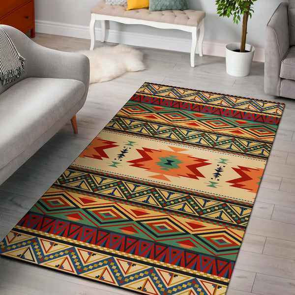 Geometric Pattern Design Native Area Rug