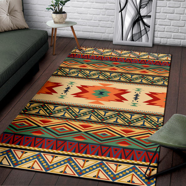 Geometric Pattern Design Native Area Rug