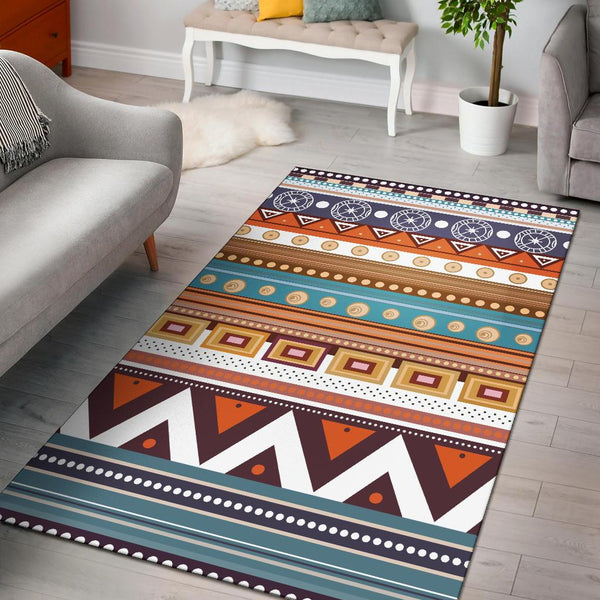 Geometric Pattern Native American Area Rug