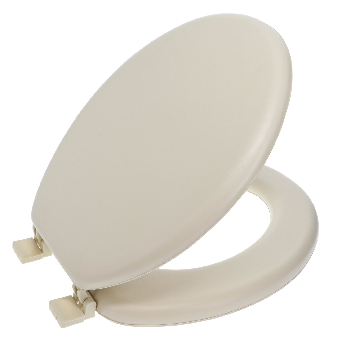 Ginsey Elongated Soft Cushion Toilet Seat, Champagne
