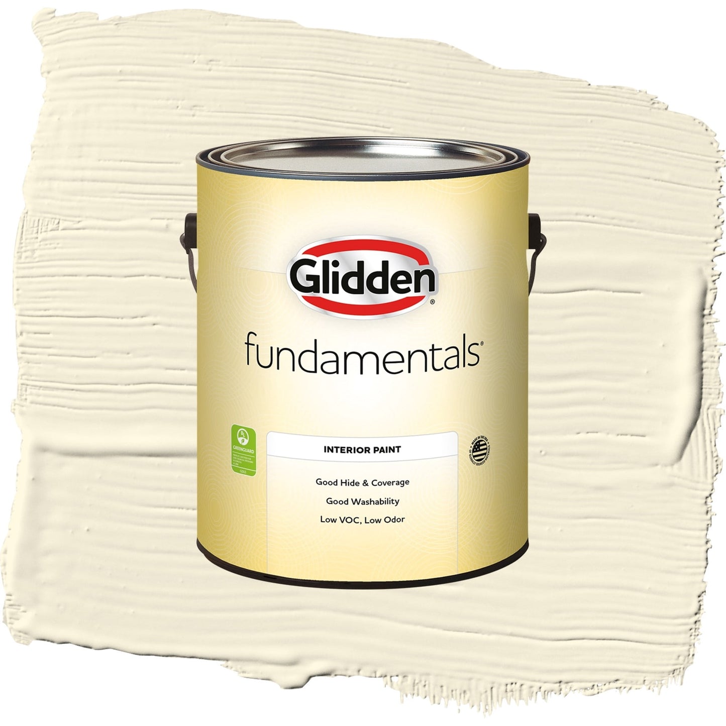 Glidden Fundamentals Mesa Beige / Yellow, Semi-Gloss Interior Paint, 1 Gallon