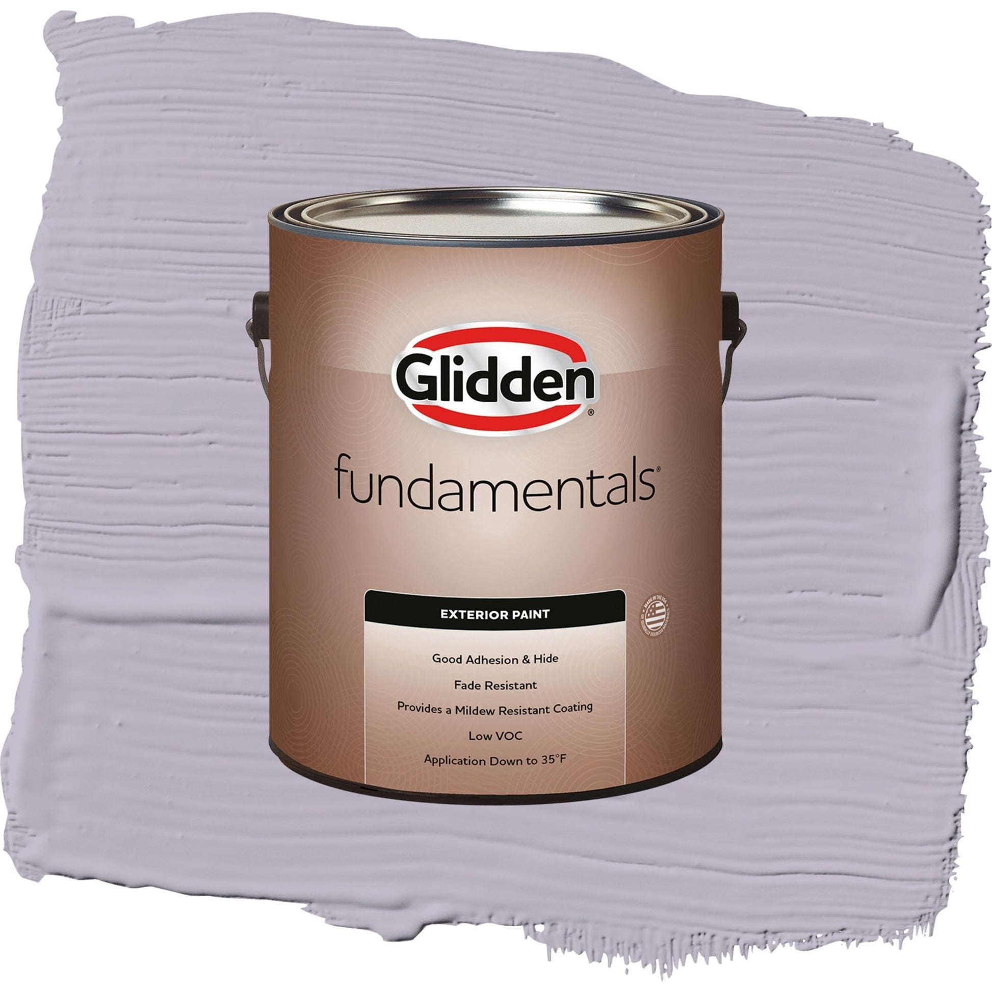 Glidden Fundamentals Cloudberry / Purple, Satin Exterior Paint, 1 Gallon