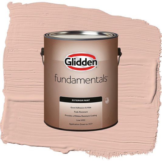 Glidden Fundamentals Adorable / Orange, Flat Exterior Paint, 1 Gallon