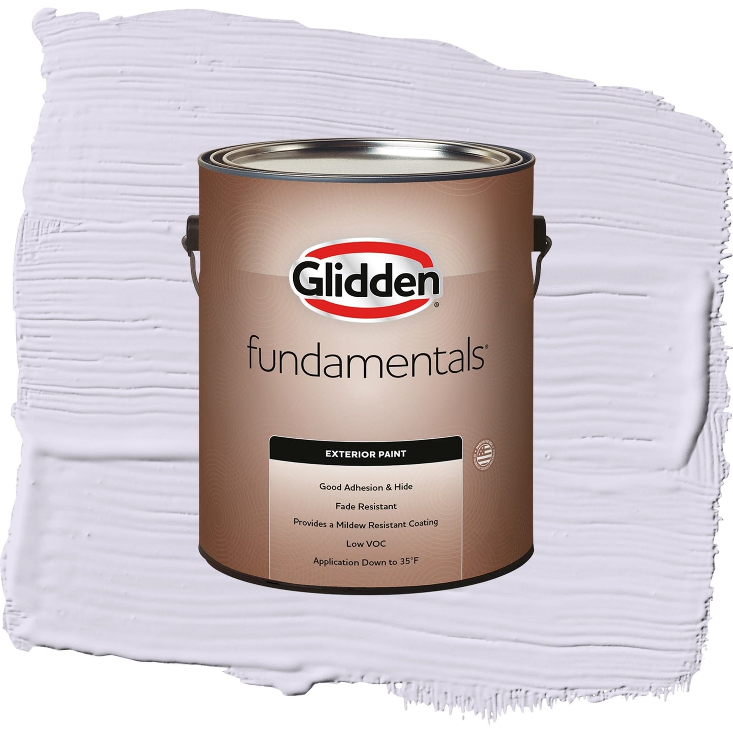 Glidden Fundamentals Misty Violet / Purple, Semi-Gloss Exterior Paint, 1 Gallon