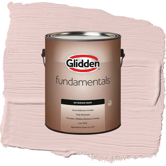 Glidden Fundamentals Whirligig / Pink, Semi-Gloss Exterior Paint, 1 Gallon