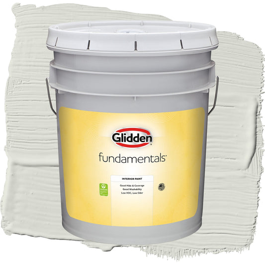 Glidden Fundamentals Anonymous / Green, Eggshell Interior Paint, 5 Gallon