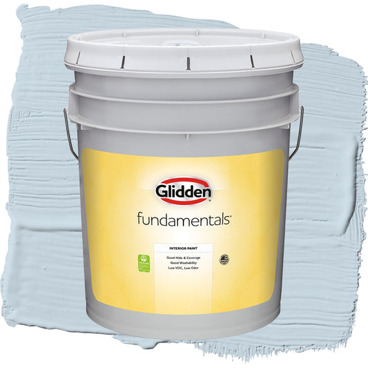 Glidden Fundamentals Calm Sea / Blue, Eggshell Interior Paint, 5 Gallon