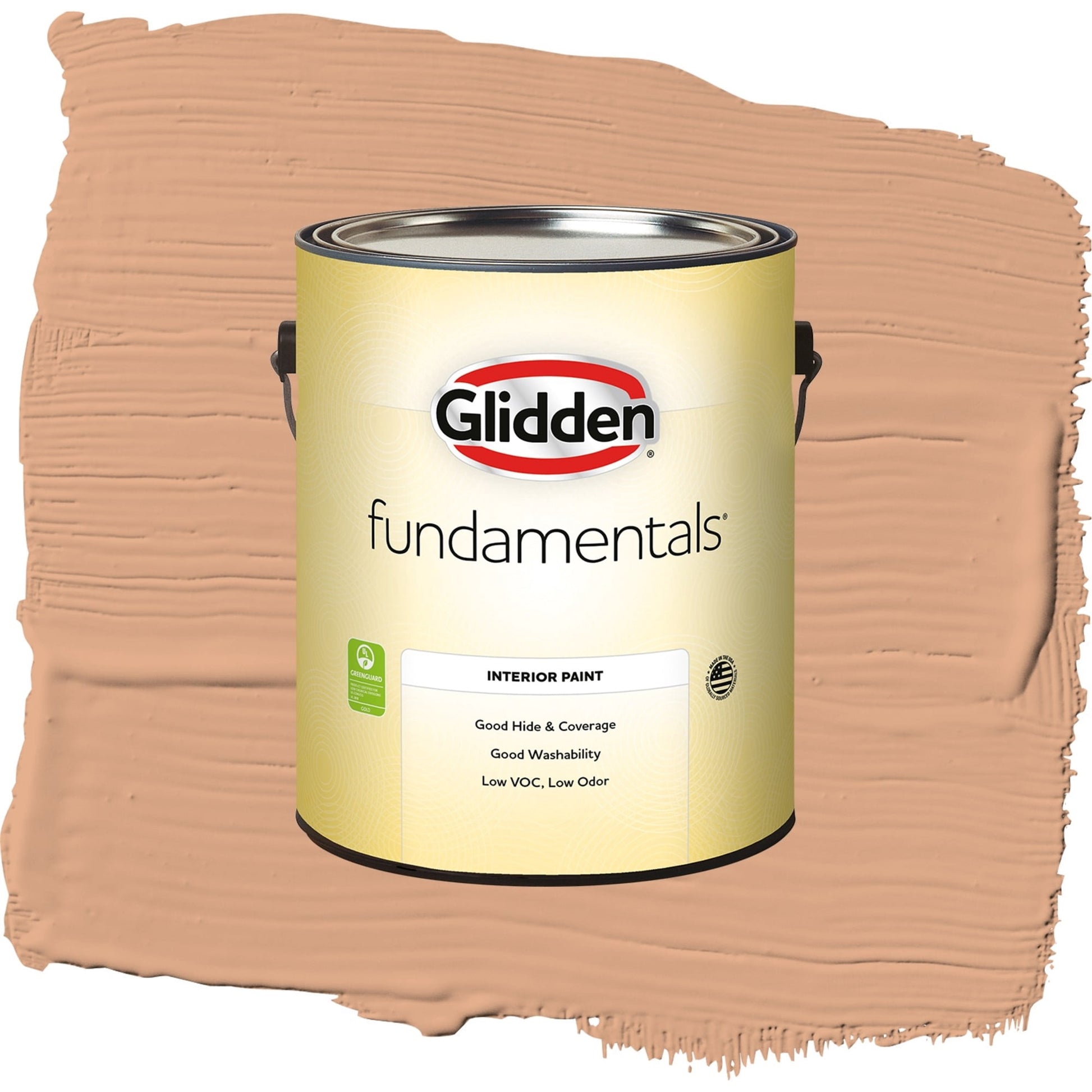 Glidden Fundamentals Clay Fire / Orange, Eggshell Interior Paint, 1 Gallon