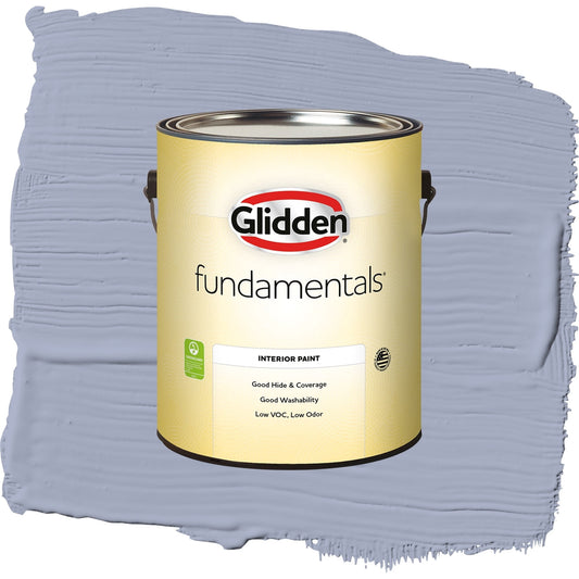 Glidden Fundamentals Lilac Time / Purple, Eggshell Interior Paint, 1 Gallon