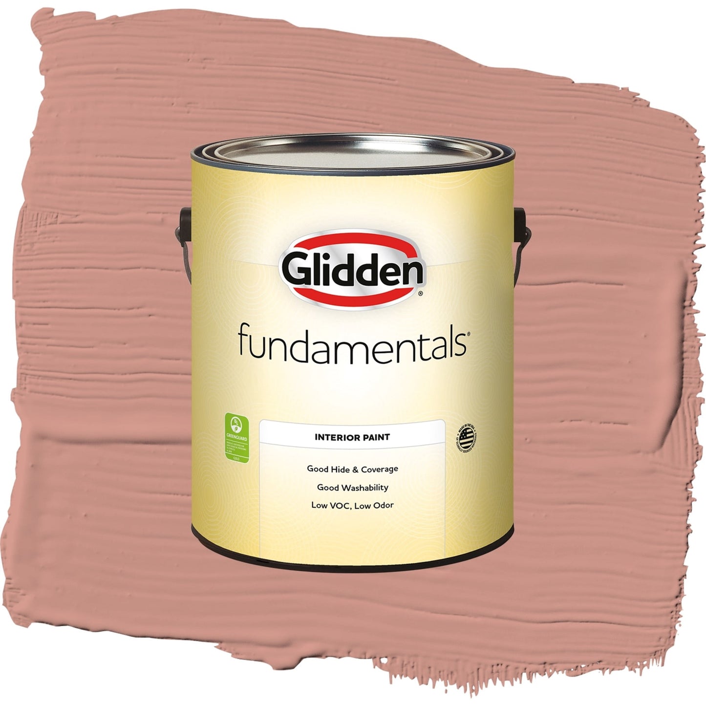 Glidden Fundamentals Long Weekend / Orange, Semi-Gloss Interior Paint, 1 Gallon