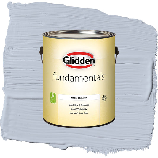 Glidden Fundamentals Northern Exposure / Blue, Eggshell Interior Paint, 1 Gallon
