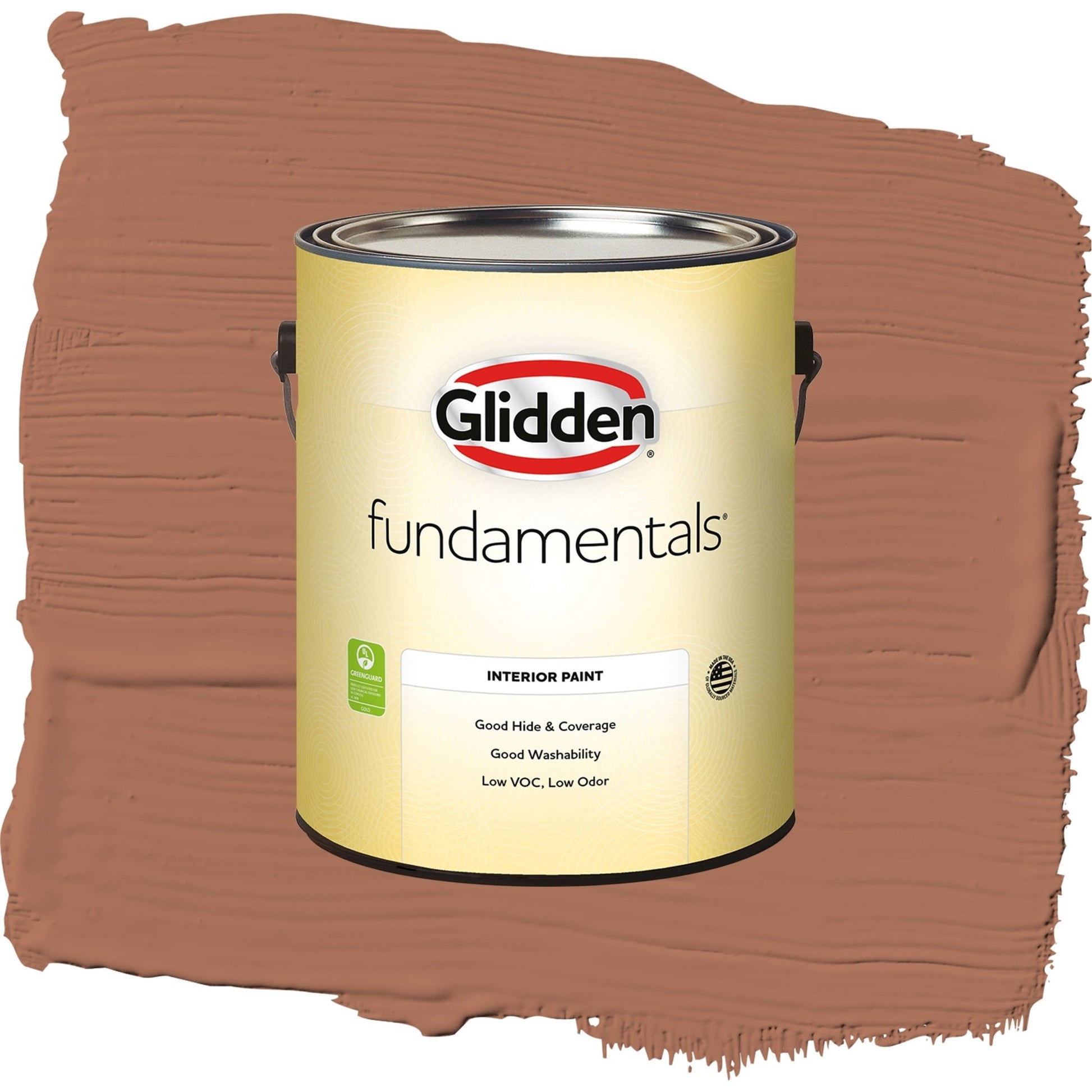 Glidden Fundamentals Nutmeg / Brown, Eggshell Interior Paint, 1 Gallon