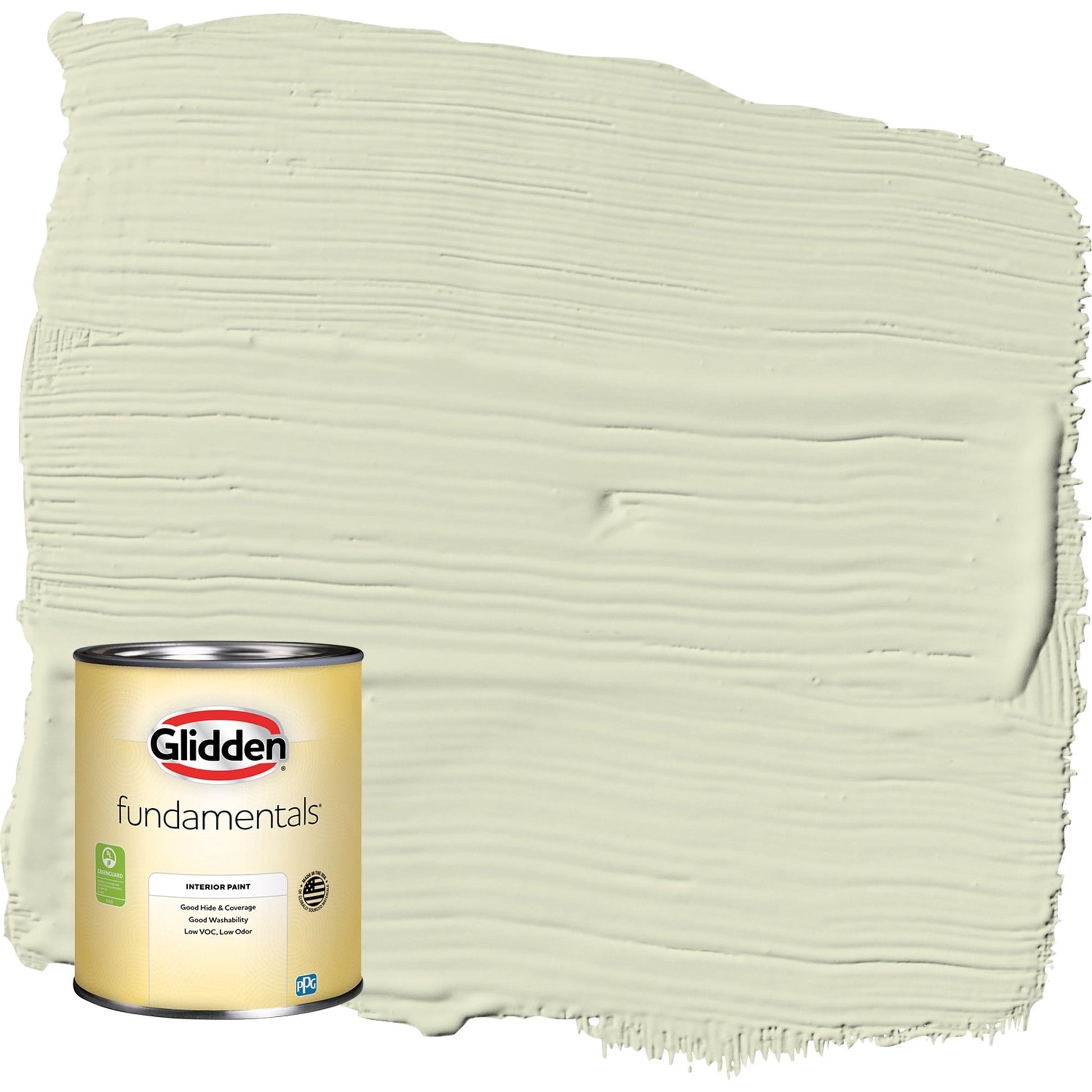 Glidden Fundamentals Pintura Interior de Baile Lento / Verde CÃ¡scara de Huevo, 1 Cuarto