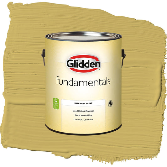 Glidden Fundamentals Split Pea Soup / Green, Eggshell Interior Paint, 1 Gallon