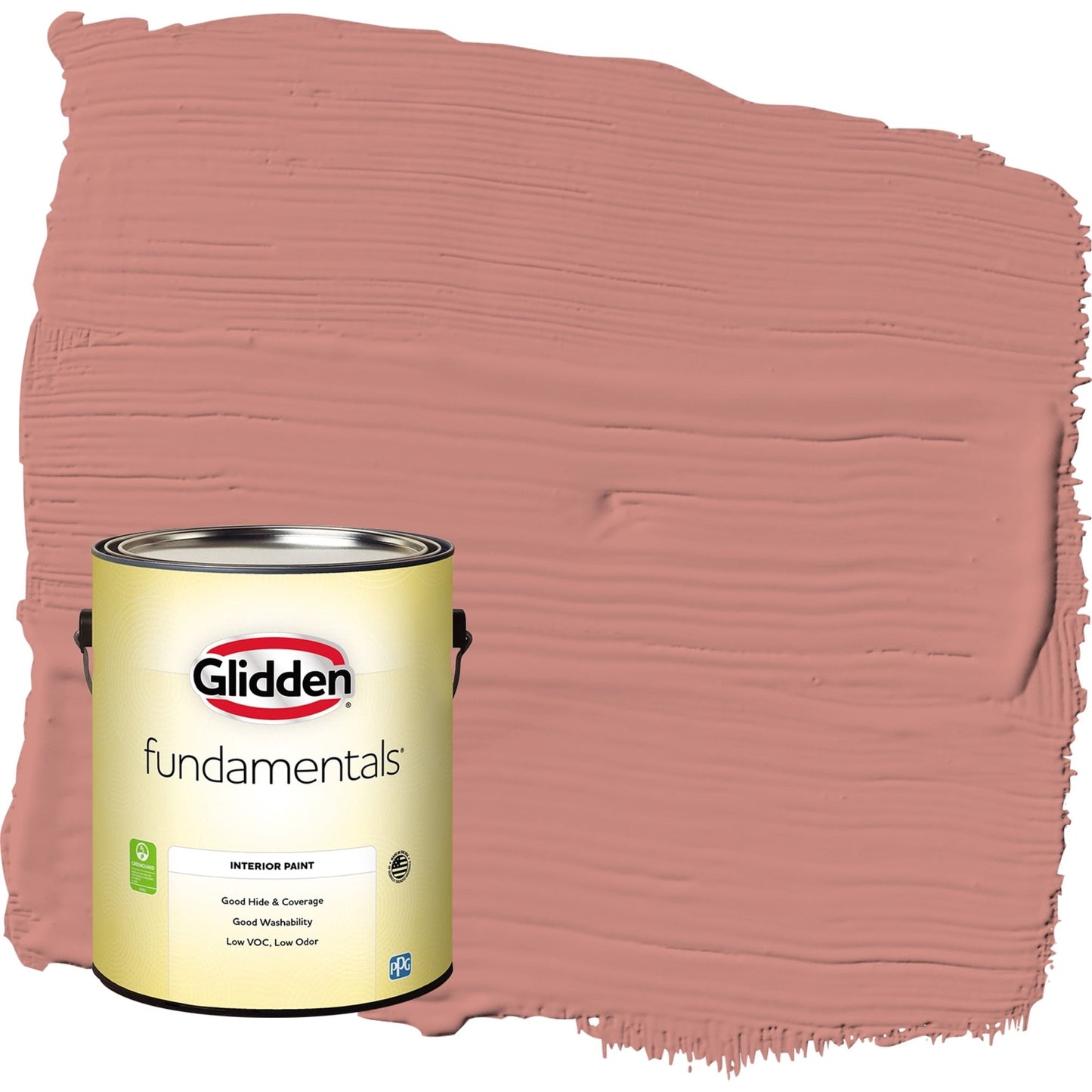Glidden Fundamentals Sunstone / Orange, Eggshell Interior Paint, 1 Gallon