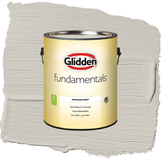 Glidden Fundamentals Swirling Smoke / Beige, Eggshell Interior Paint, 1 Gallon