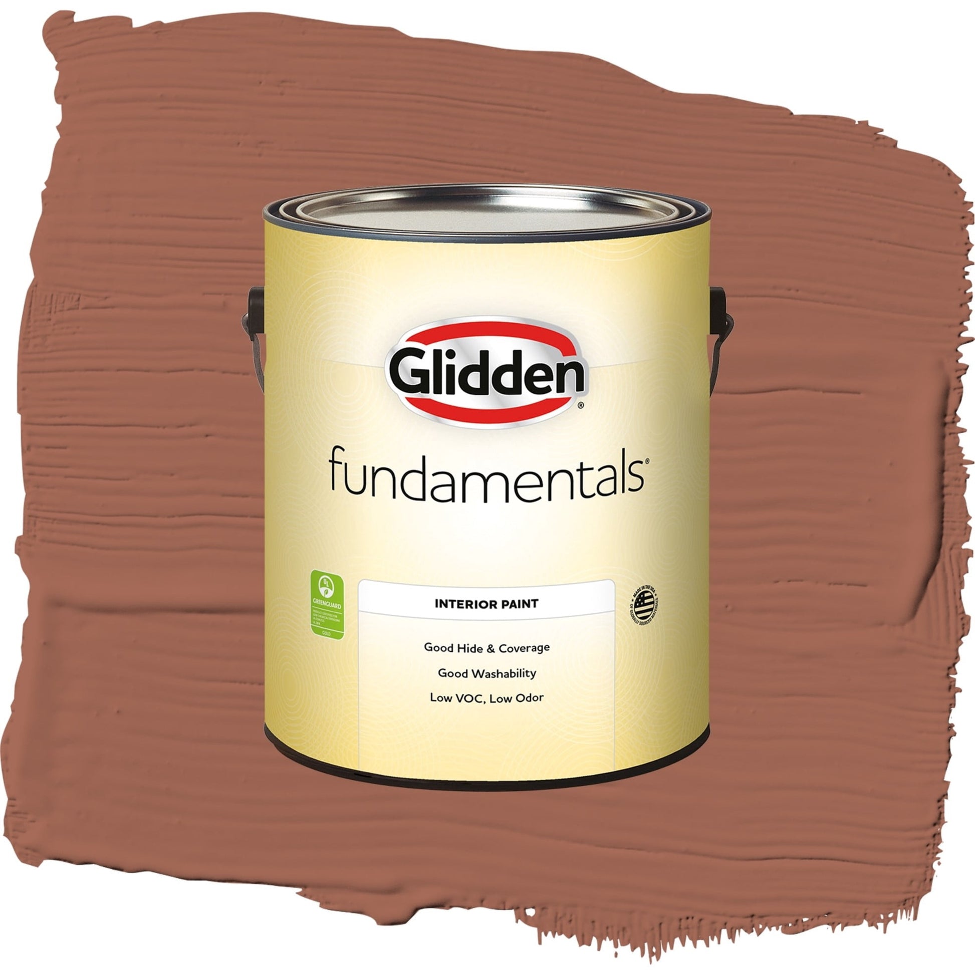 Glidden Fundamentals Warm Up / Orange, Eggshell Interior Paint, 1 Gallon