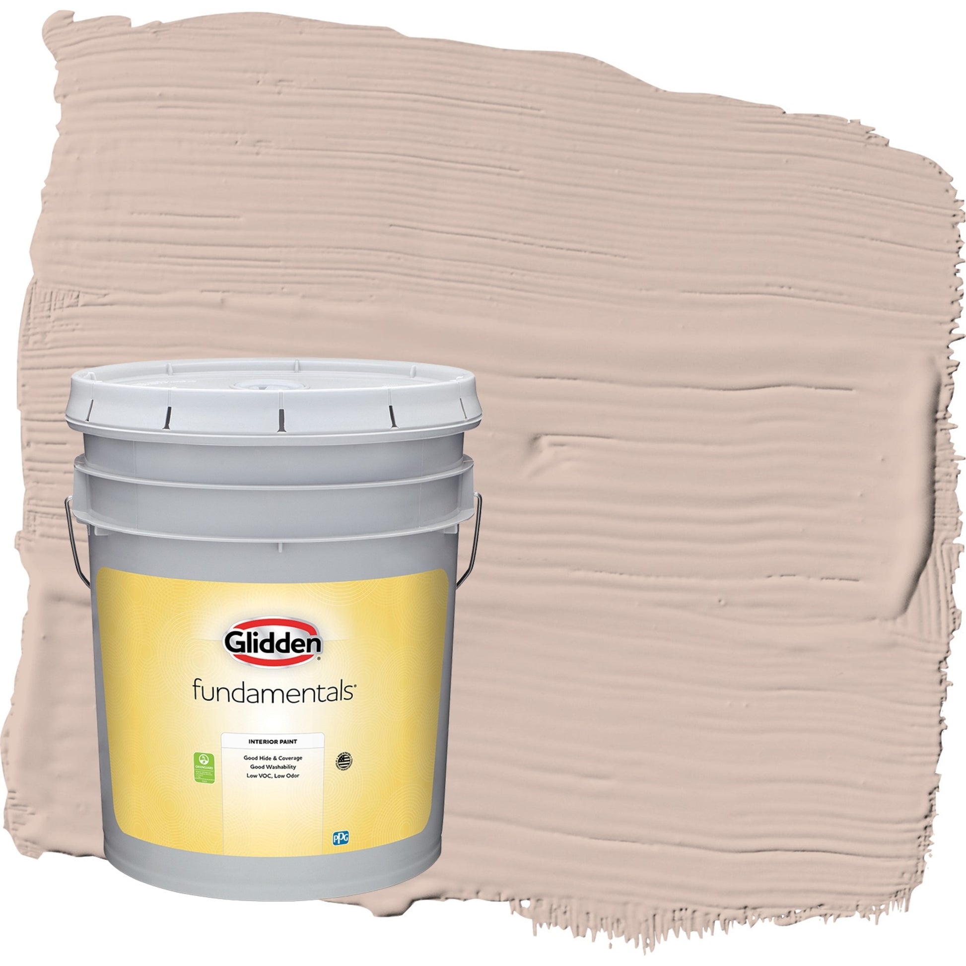 Glidden Fundamentals Wild Rice / Orange, Eggshell Interior Paint, 5 Gallon