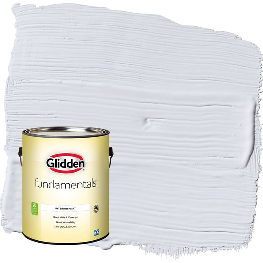 Glidden Fundamentals Grab-N-Go Windsor Haze / Gray Eggshell Interior Paint, 1 Quart