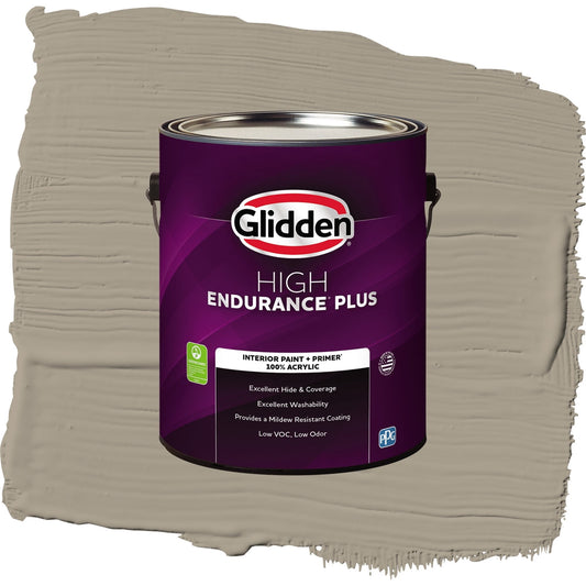 Glidden HEP Stonehenge Greige / Gray, Semi-Gloss Interior Paint with Primer, 1 Gallon