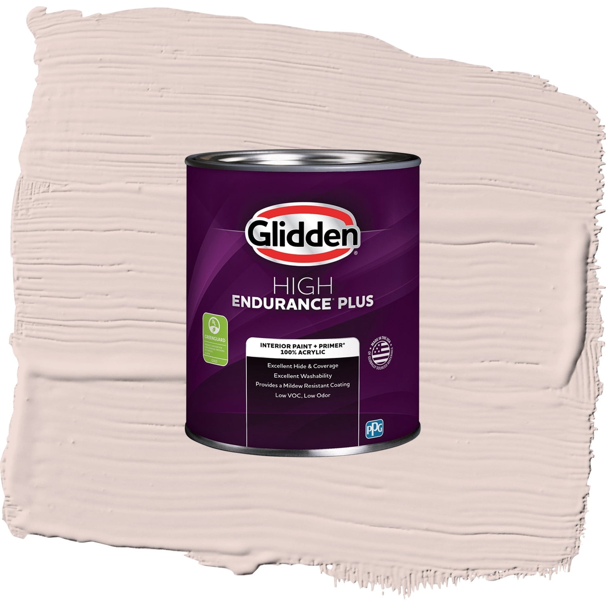 Glidden HEP China Silk Interior Paint + Primer Eggshell , 1 Quart