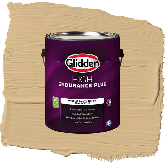 Glidden HEP Craftsman Gold / Yellow, Eggshell Interior Paint with Primer, 1 Gallon
