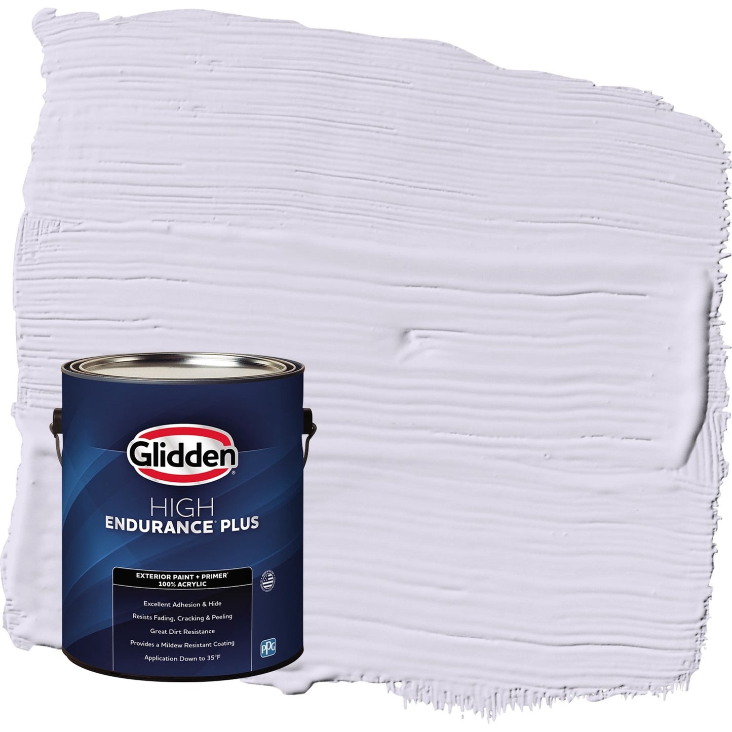 Glidden HEP Misty Violet / Purple Satin Exterior Paint with Primer, 1 Gallon