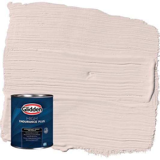 Glidden HEP Romeo / Pintura Exterior Semibrillante Rosa con ImprimaciÃ³n, 1 Cuarto