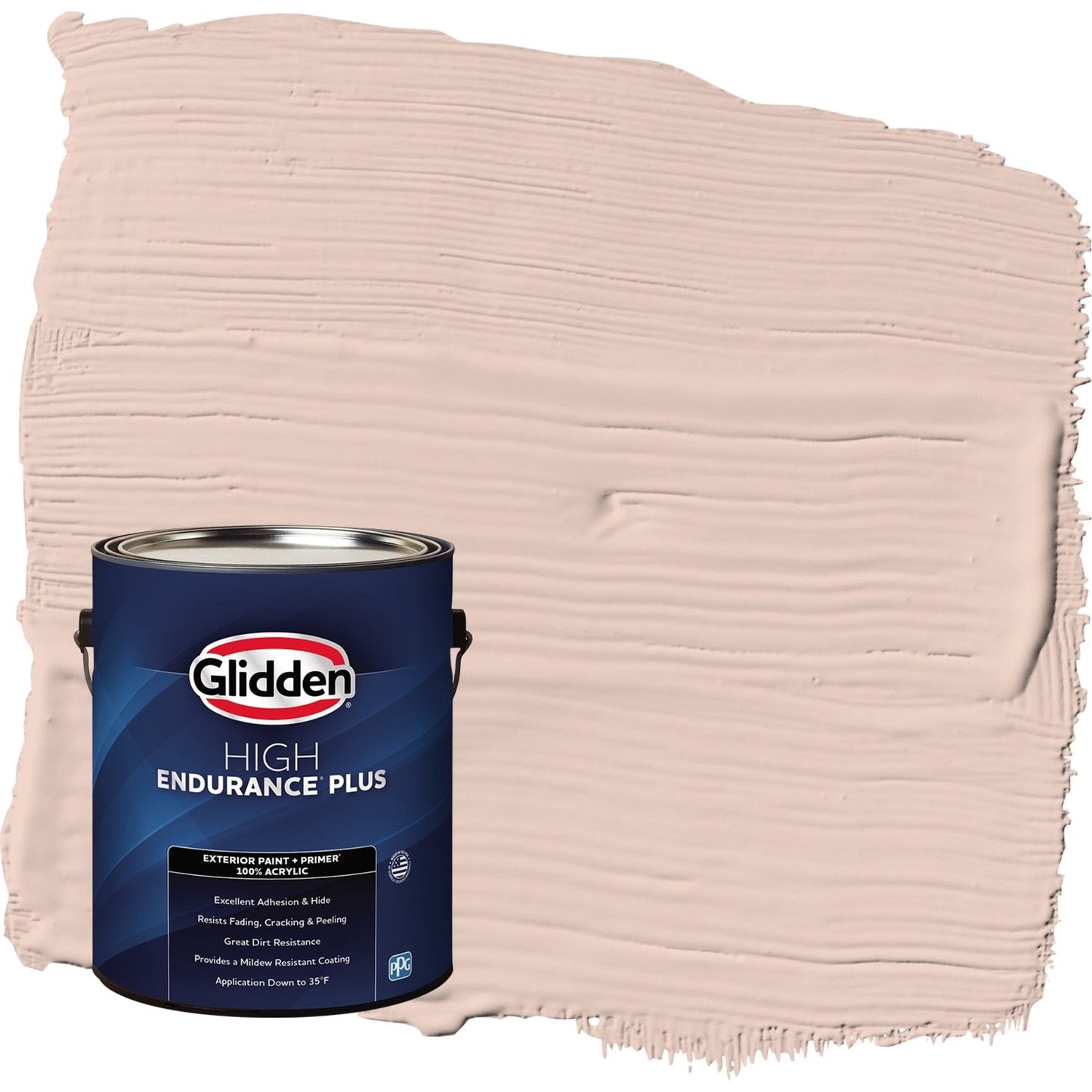 Glidden HEP Sultan Sand / Orange Satin Exterior Paint with Primer, 1 Gallon