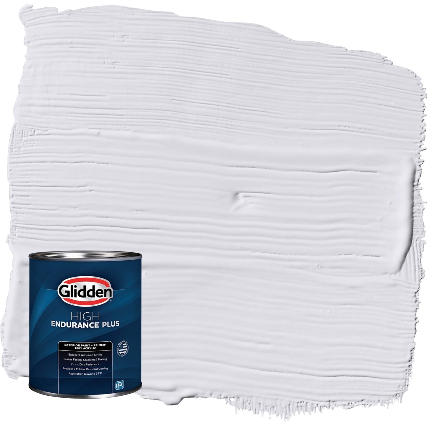 Glidden HEP Violet Echo / Purple Semi-Gloss Exterior Paint with Primer, 1 Quart