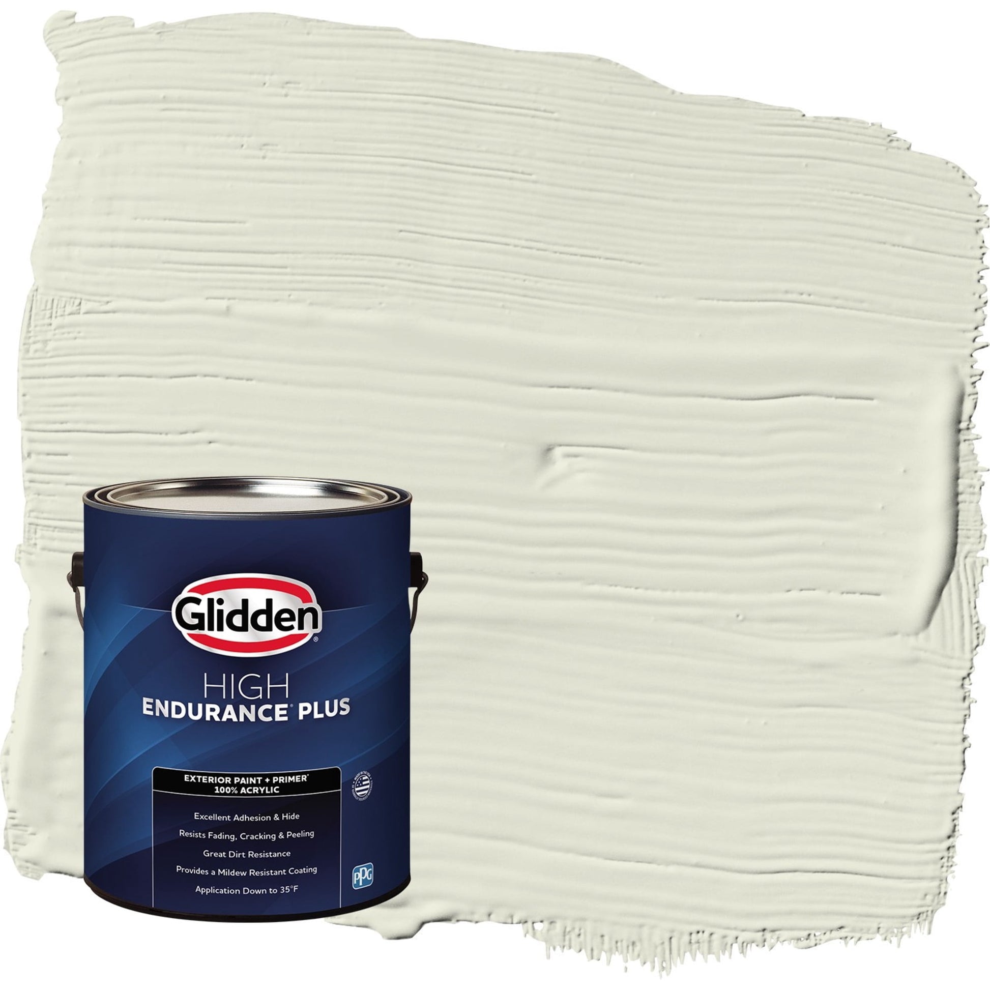 Glidden HEP Wild Wheat / Green Satin Exterior Paint with Primer, 1 Gallon