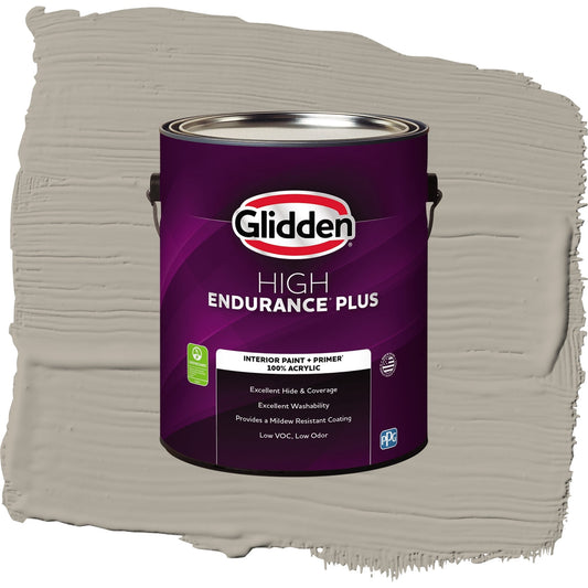 Glidden HEP Fieldstone Interior Paint + Primer Flat , 1 Gallon