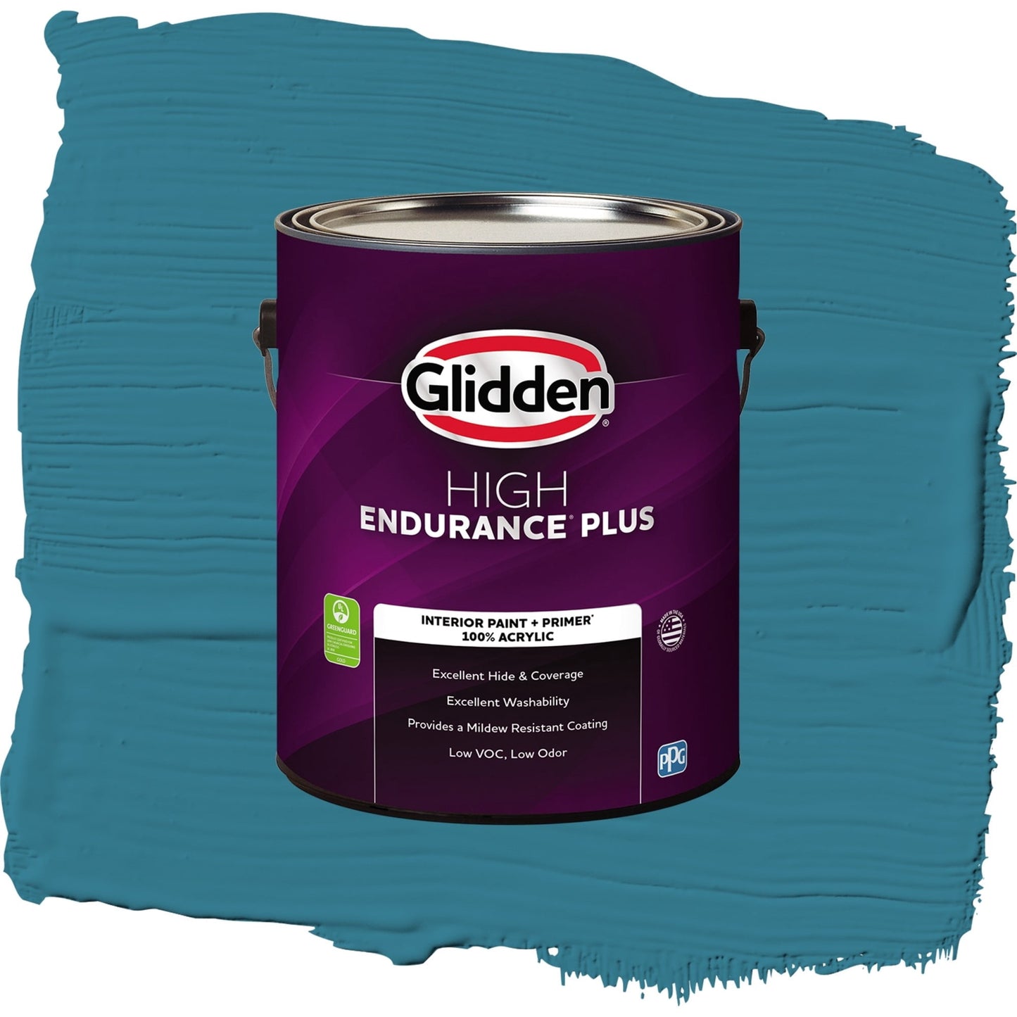 Glidden HEP Adventure / Blue, Flat Interior Paint with Primer, 1 Gallon
