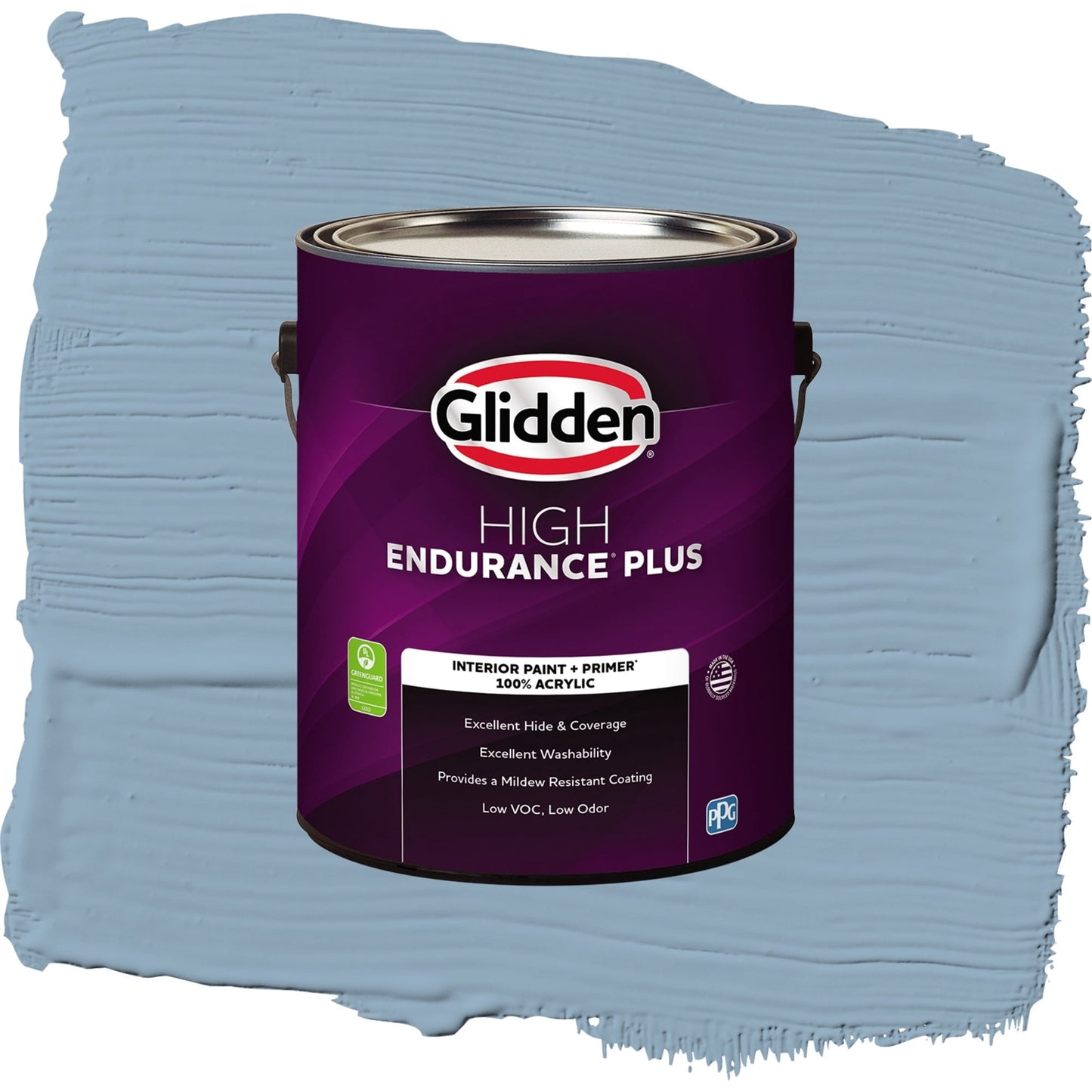Glidden HEP Dresden Dream / Blue, Eggshell Interior Paint with Primer, 1 Gallon