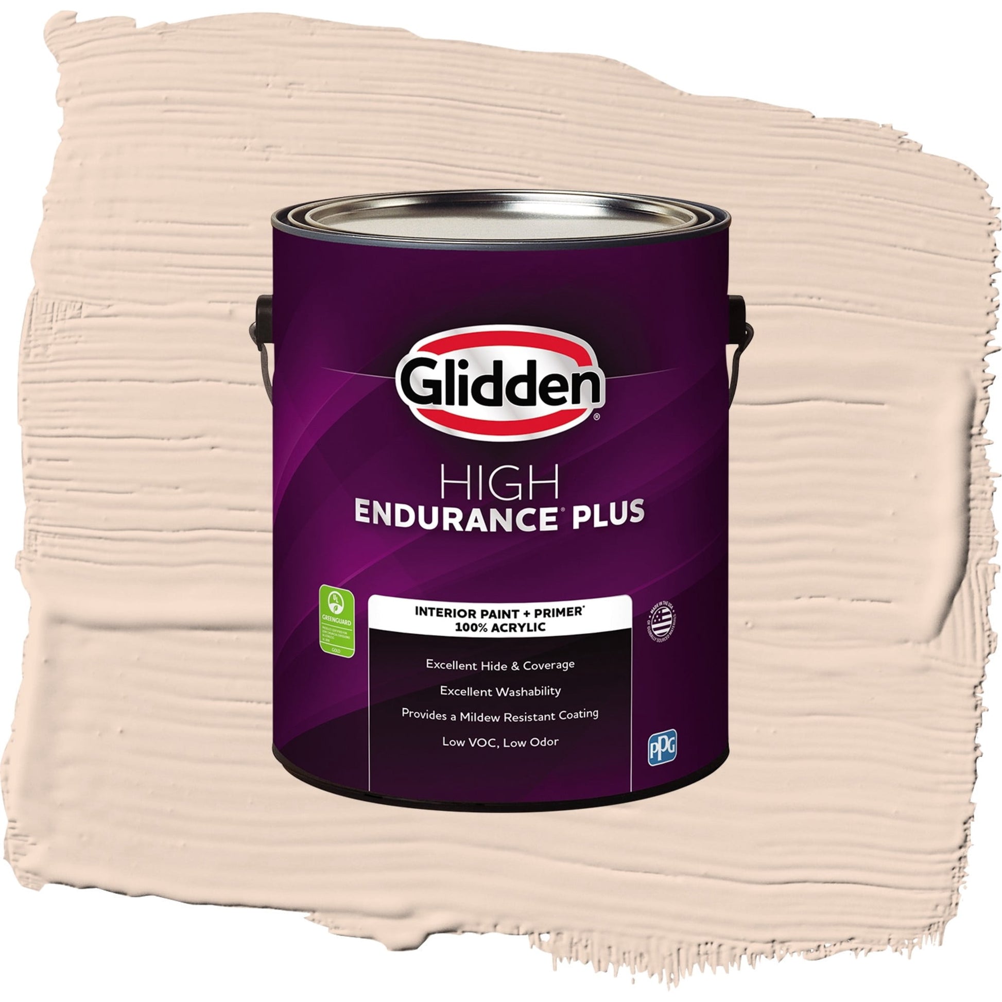 Glidden HEP Enjoy / Orange, Flat Interior Paint with Primer, 1 Gallon