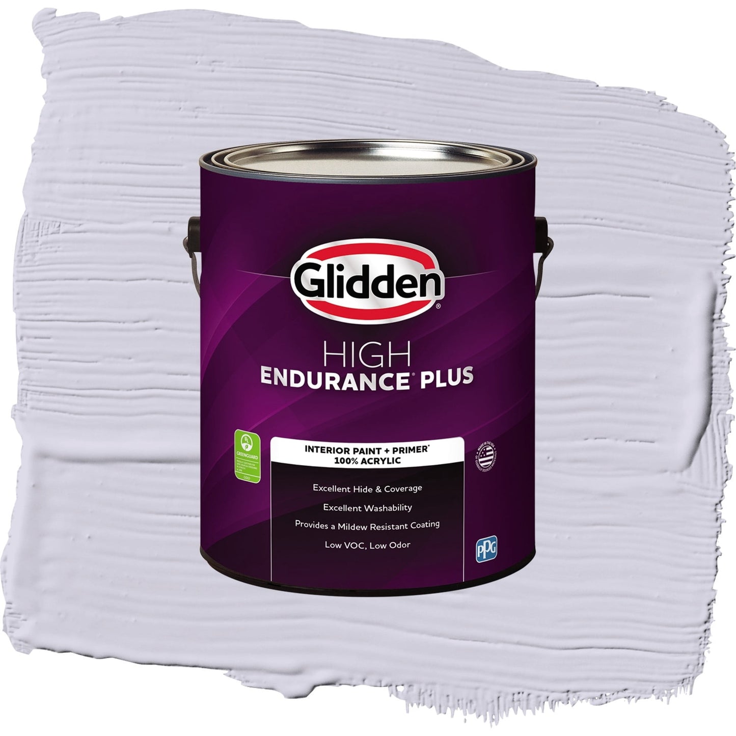 Glidden HEP Lavender Haze / Purple, Semi-Gloss Interior Paint with Primer, 1 Gallon