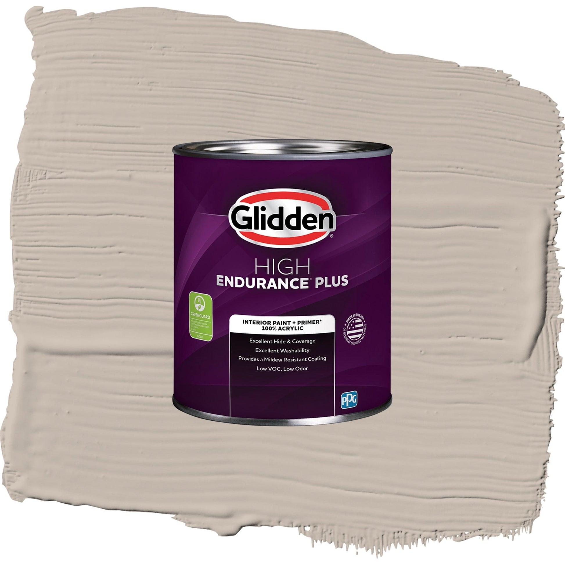 Glidden HEP Legendary / Beige, Eggshell Interior Paint with Primer, 1 Quart