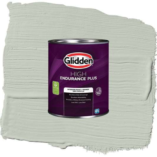 Glidden HEP Life Lesson / Green, Eggshell Interior Paint with Primer, 1 Quart