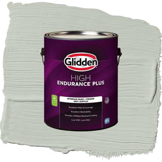 Glidden HEP Life Lesson / Green, Semi-Gloss Interior Paint with Primer, 1 Gallon